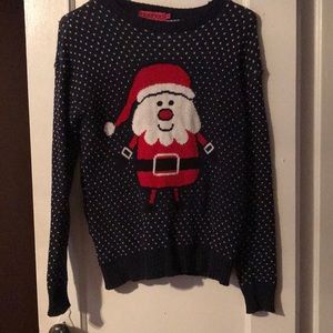 Dark blue Christmas sweater